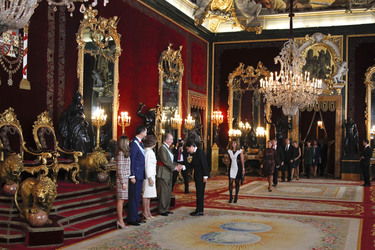 Letizia von Spanien, Felipe von Spanien, Sophia von Spanien, Juan Carlos I. von Spanien