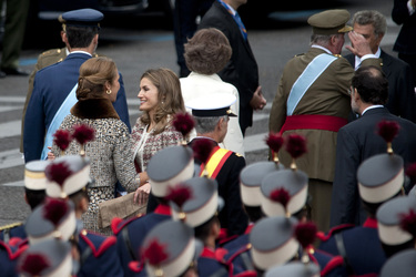 Elena von Spanien, Letizia von Spanien, Sophia von Spanien, Juan Carlos I. von Spanien