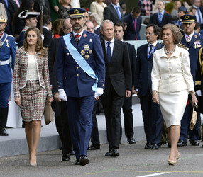 Letizia von Spanien, Felipe von Spanien, Sophia von Spanien