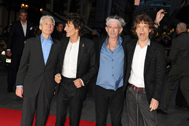 Charlie Watts, Ronnie Wood, Keith Richards, Mick Jagger (The Rolling Stones)