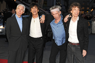 Charlie Watts, Ronnie Wood, Keith Richards, Mick Jagger (The Rolling Stones)