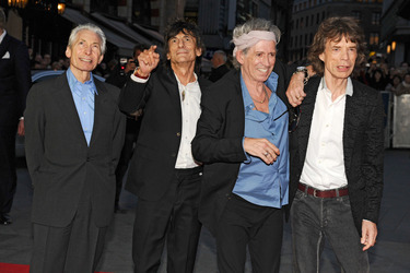 Charlie Watts, Ronnie Wood, Keith Richards, Mick Jagger (The Rolling Stones)