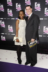 Andrej Hermlin mit Ehefrau Joyce