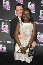 Andrej Hermlin mit Ehefrau Joyce