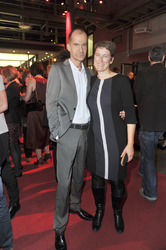 Georg Uecker mit Begleitung