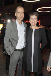 Georg Uecker mit Begleitung