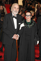 Christopher Lee mit Gattin Gitte