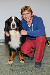 Guido Hammesfahr mit Hund Keks