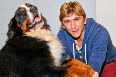 Guido Hammesfahr mit Hund Keks