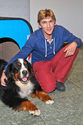Guido Hammesfahr mit Hund Keks