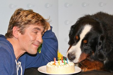 Guido Hammesfahr mit Hund Keks