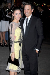 Seth Meyers mit Gattin Alexi Ashe