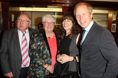 Uwe Seeler mit Gattin, Tom Buhrow mit Gattin