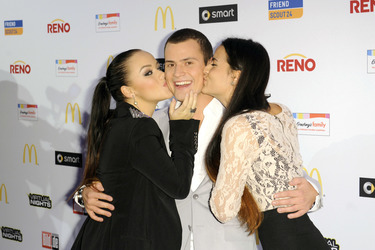 Kim Gloss, Rocco Stark mit Schwester Aurora Stark