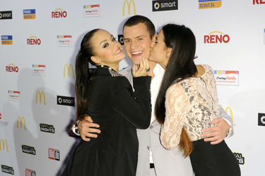 Kim Gloss, Rocco Stark mit Schwester Aurora Stark