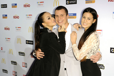 Kim Gloss, Rocco Stark mit Schwester Aurora Stark