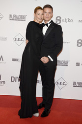 Giulia Siegel und Freund Frank Büchtmann