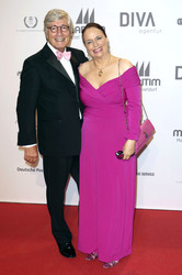 Christian Wolff mit Frau Marina