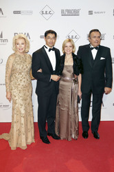 Ute Ohoven, Philipp Rösler mit Ehefrau Wiebke Rösler, Mario Ohoven