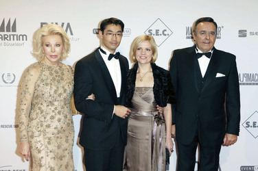 Ute Ohoven, Philipp Rösler mit Ehefrau Wiebke Rösler, Mario Ohoven