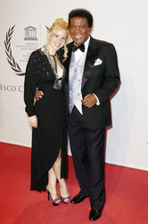 Roberto Blanco mit Gattin Luzandra Strassburg