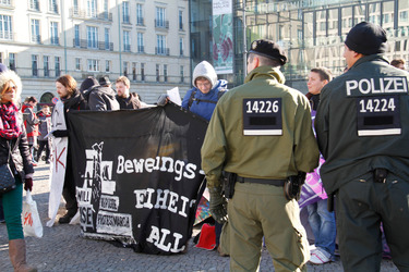 Refugee Camp am Brandenburger Tor