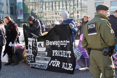 Refugee Camp am Brandenburger Tor