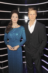 Angelina Jolie und Brad Pitt Wachsfiguren