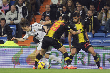 Luka Modrić, Cristian Sapunaru, Javi Alamo