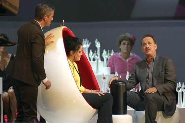 Markus Lanz, Kanditatin Angela Kliebisch, Atze Schröder, Tom Hanks