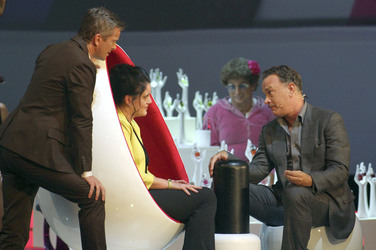 Markus Lanz, Kanditatin Angela Kliebisch, Atze Schröder, Tom Hanks