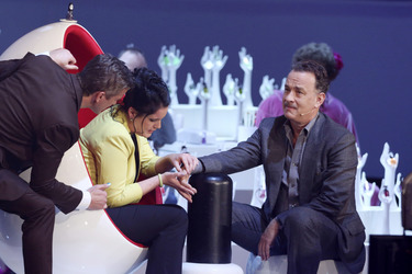 Markus Lanz, Kandidatin Angela Kliebisch, Tom Hanks