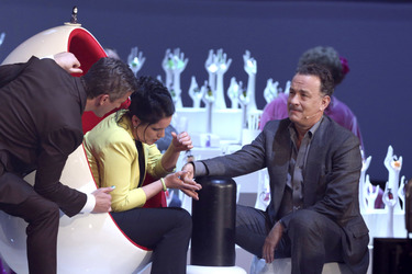 Markus Lanz, Kandidatin Angela Kliebisch, Tom Hanks