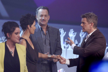 Halle Berry, Tom Hanks, Markus Lanz