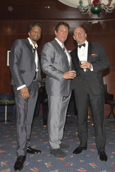 Jay Marsh als Sammy Davis Jr., Mark Adams als Dean Martin, Stephen Triffitt als Frank Sinatra