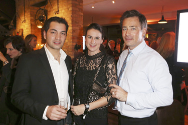 Bülent Sharif, Jan Sosniok mit Freundin Nadine Möllers