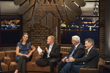Verena Delius, Stefan Raab, Michael Fuchs, Jan van Aken