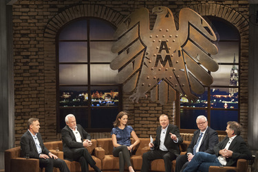 Thomas Oppermann, Wolfgang Kubicki, Verena Delius, Stefan Raab, Michael Fuchs, Jan van Aken