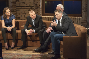 Verena Delius, Stefan Raab, Michael Fuchs, Jan van Aken