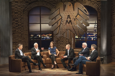 Thomas Oppermann, Wolfgang Kubicki, Verena Delius, Stefan Raab, Michael Fuchs, Jan van Aken