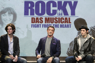 Alex Timbers, Sylvester Stallone, Drew Sarich