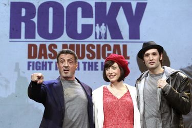 Sylvester Stallone, Wietske van Tongeren, Drew Sarich