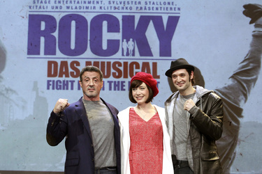 Sylvester Stallone, Wietske van Tongeren, Drew Sarich