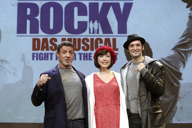 Sylvester Stallone, Wietske van Tongeren, Drew Sarich