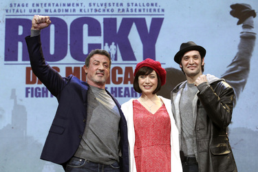 Sylvester Stallone, Wietske van Tongeren, Drew Sarich