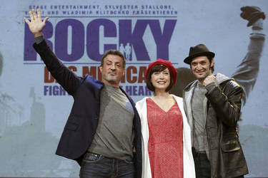 Sylvester Stallone, Wietske van Tongeren, Drew Sarich