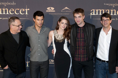 Bill Condon, Taylor Lautner, Kristen Stewart, Robert Pattinson, Wyck Godfrey