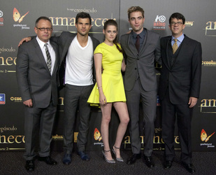Bill Condon, Taylor Lautner, Kristen Stewart, Robert Pattinson, Wyck Godfrey