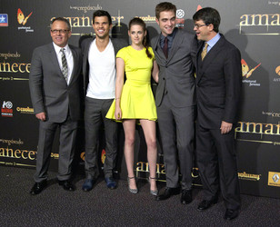 Bill Condon, Taylor Lautner, Kristen Stewart, Robert Pattinson, Wyck Godfrey