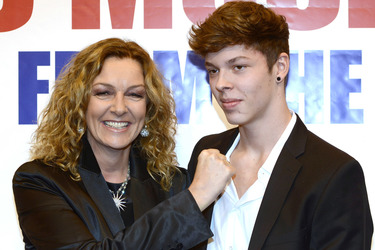 Bettina Tietjen mit Sohn Theo